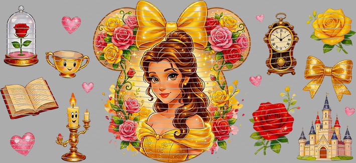 16oz Disney style-D-3142